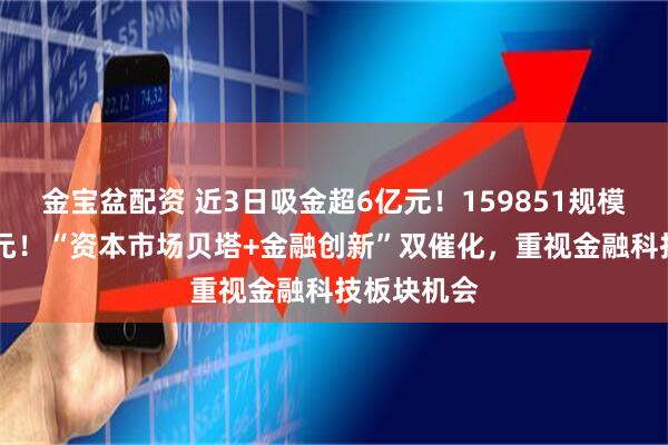 金宝盆配资 近3日吸金超6亿元！159851规模突破60亿元！“资本市场贝塔+金融创新”双催化，重视金融科技板块机会