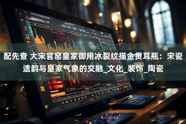 配先查 大宋官窑皇家御用冰裂纹描金贯耳瓶：宋瓷遗韵与皇家气象的交融_文化_装饰_陶瓷